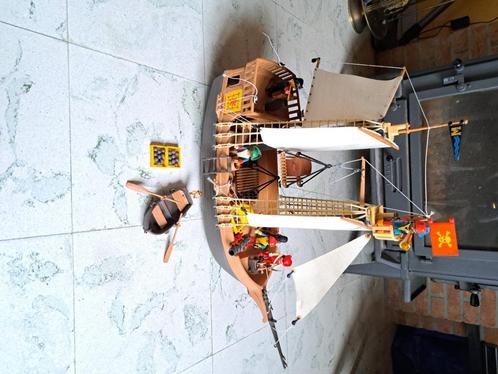 Vintage Playmobil 3550 Piratenschip, Kinderen en Baby's, Speelgoed | Playmobil, Gebruikt, Complete set, Ophalen