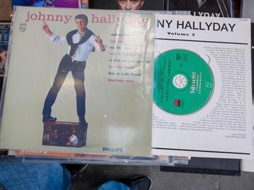 Cd Johnny Hallyday d'édition imitation 25 cm