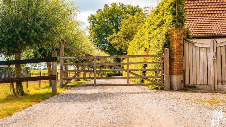 Tweedekeuze eiken poorten aan mega scherpe prijzen, Tuin en Terras, Tuinhekken en Hekwerk, Zo goed als nieuw, Hout, Ophalen