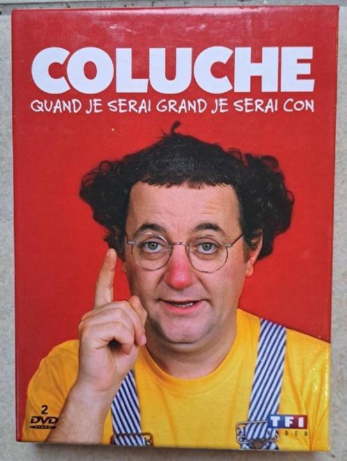 Coluche coffret 2 DVD quand je serai grand je serai con, CD & DVD, DVD | Cabaret & Sketchs, Enlèvement ou Envoi