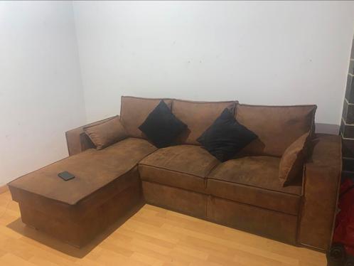 Suede slaapzetel 3 maand jong zo goed als nieuw, Huis en Inrichting, Zetels | Complete zithoeken, Zo goed als nieuw, Ophalen