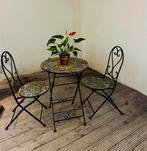 Parijs tafel en 2 stoelen alles oplooibaar, Ophalen, Zo goed als nieuw