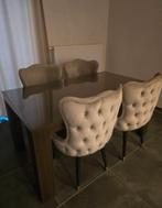 Eetkamer set, Huis en Inrichting, Ophalen of Verzenden, Zo goed als nieuw, Landelijk, 4 tot 6 stoelen