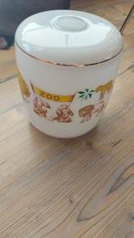 Splendide  vintage lampe suspension opaline zoo, Enlèvement ou Envoi