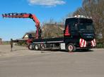 MAN TGX 35.480!8x4 TRIPLE!HIAB 62tm!CRANE/GRUE!EURO6!, Auto's, Vrachtwagens, Automaat, Euro 6, MAN, Zwart