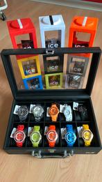 Collection Ice-Watch (lot de 10) + coffre et box, Montre-bracelet, Autres marques, Comme neuf, Enlèvement