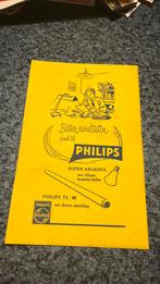 Reclame - Oud reclameblaadje Philips, Verzamelen, Ophalen of Verzenden