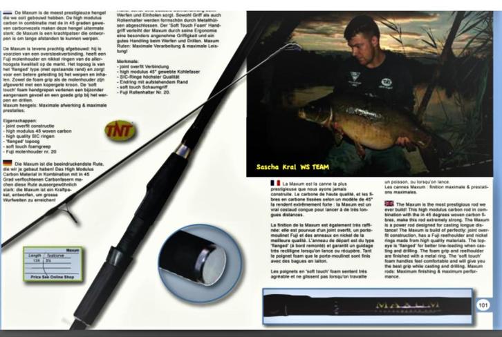 3 Cannes Watersport Centrale - Genk. Maxum 13" 3 lbs 1/2., Watersport en Boten, Hengelsport | Karpervissen, Gebruikt, Werphengel