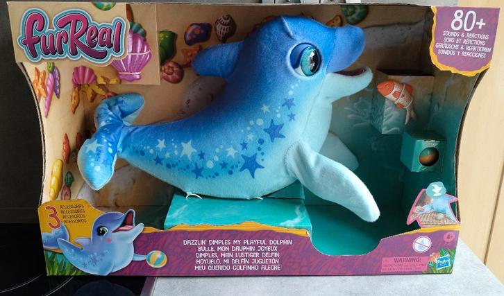 furreal dolfijn, Kinderen en Baby's, Speelgoed | Knuffels en Pluche, Nieuw, Ophalen of Verzenden