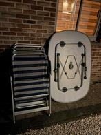 Klap tuin stoelen en tafel, Ophalen of Verzenden, Gebruikt