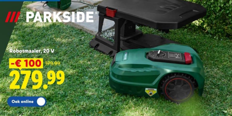 Robotmaaier, Ophalen, Zo goed als nieuw