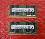 32gb DDR4 (2x 16gb) SODIMM 3200 & 2666 (voor Laptop/Mini PC), 32 GB, Enlèvement ou Envoi, DDR4, Info@retrogamed.be