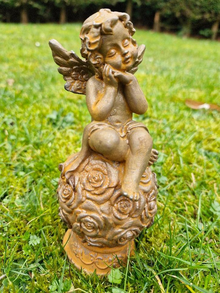 tuin beeld, Tuin en Terras, Tuinbeelden, Nieuw, Engelenbeeld, Overige materialen, Ophalen of Verzenden