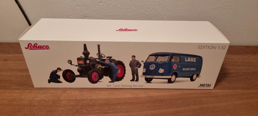 Set Lanz Bulldog Service Schuco, Hobby & Loisirs créatifs, Voitures miniatures | 1:32, Neuf, Tracteur et Agriculture, Schuco, Enlèvement ou Envoi