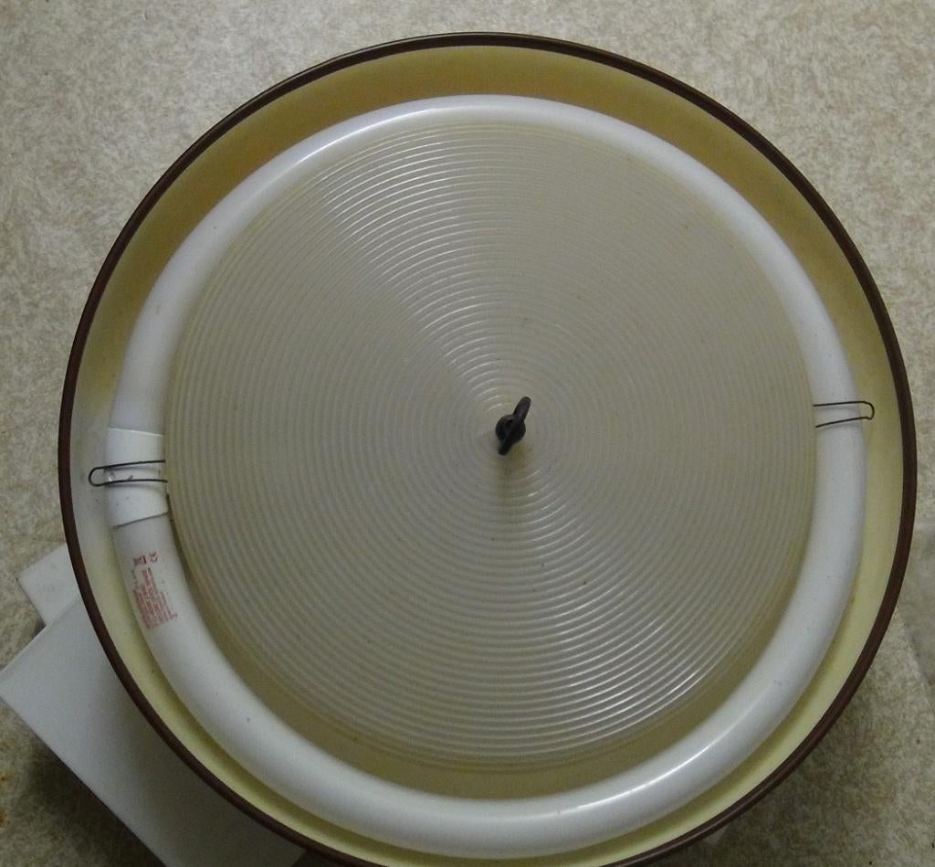 Wand- of plafondlamp, Ophalen of Verzenden, Gebruikt, Metaal