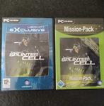PC game Splinter Cell + mission pack, Shooter, Enlèvement ou Envoi, 1 joueur, À partir de 12 ans