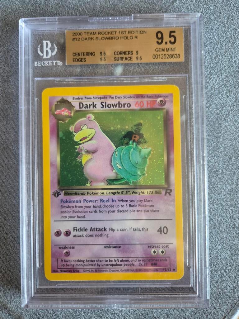 Pokémon dark slowbro team rocket, Enlèvement ou Envoi