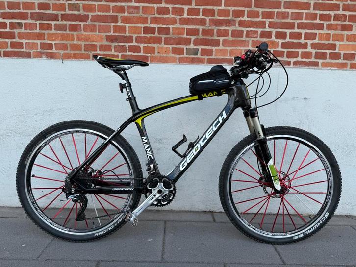 Vélo de montagne Geotech Manic Carbon — Bon état, Vélos & Vélomoteurs, Vélos | VTT & Mountainbikes, Comme neuf, Enlèvement