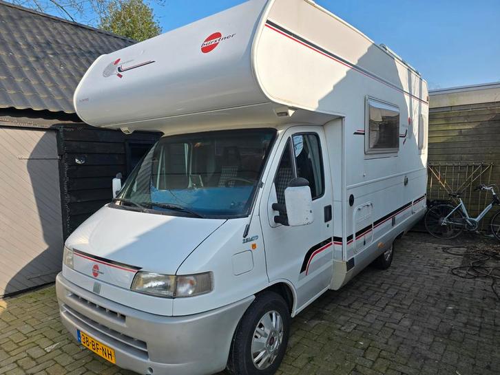 Leuke camper 2.8 tdi, Caravans en Kamperen, Mobilhomes, Particulier, Alkoof, Treinzit, Boiler, Douche, Koelkast, Dakluik, Ophalen