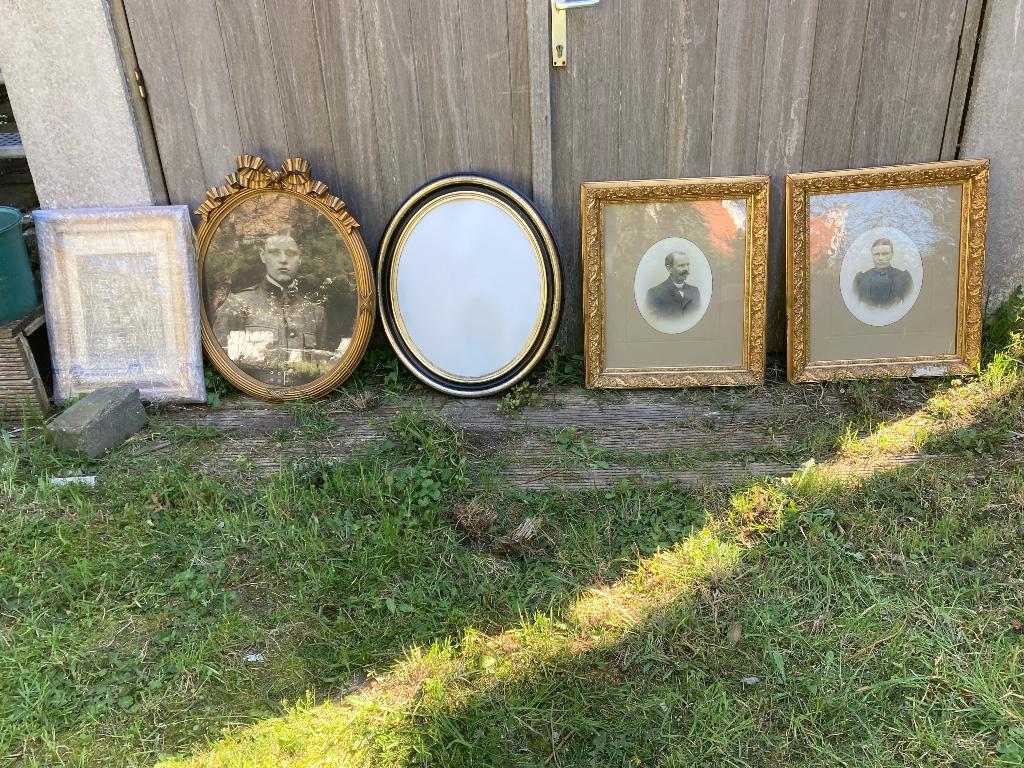 set (vergulde) kaders, Ophalen, Gebruikt