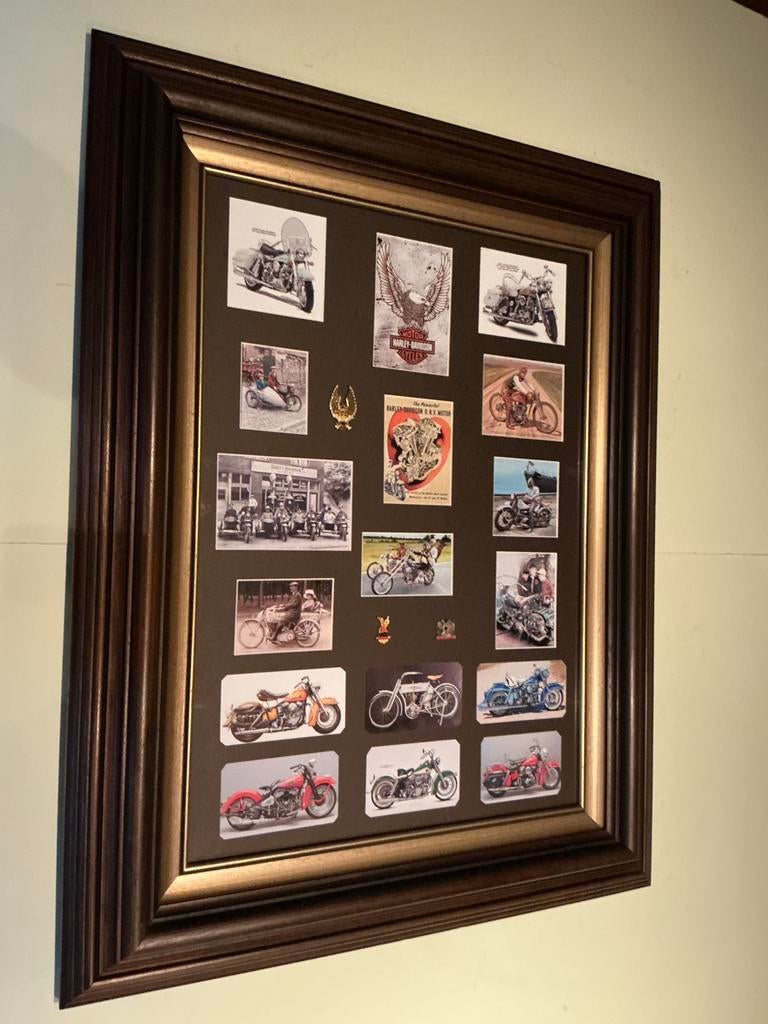 Cadre décoratif mixte HARLEY-DAVIDSON, Enlèvement, Comme neuf