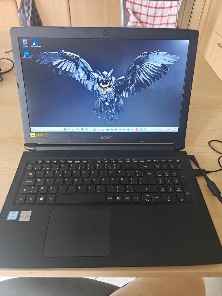 Pc portable Acer , i7 8th , 8gb , ssd + hdd, Informatique & Logiciels, 15 pouces, Enlèvement ou Envoi, 8 GB, Utilisé