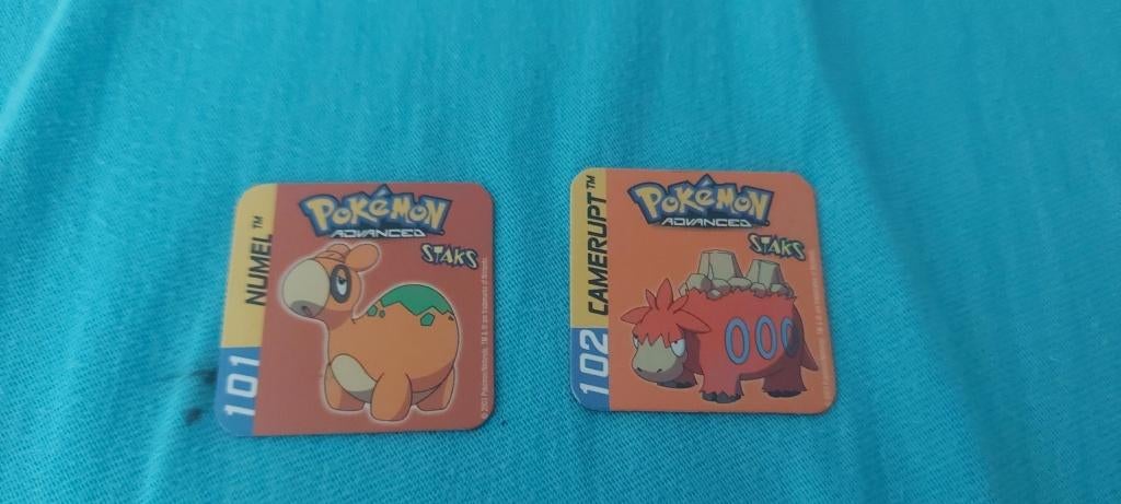 magneten speelgoed pokemon Numel Camerupt staks panini, Ophalen of Verzenden, Nieuw