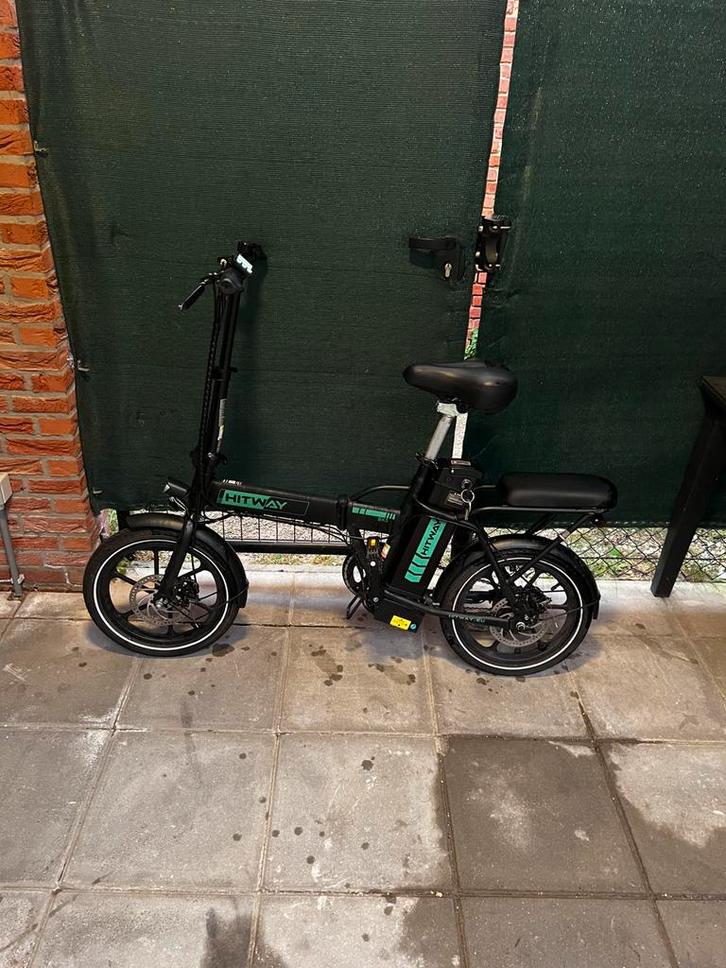 Hitway bk5s plooi fiets, Fietsen en Brommers, Elektrische fietsen, Zo goed als nieuw, Overige merken, 50 km per accu of meer, Ophalen
