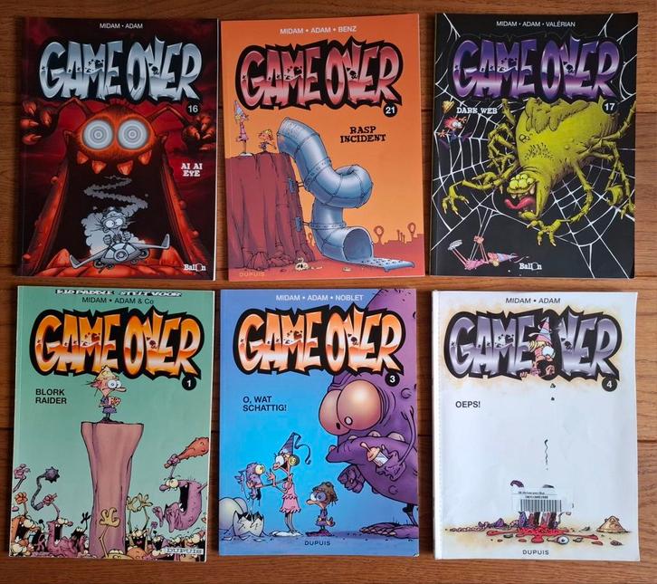 Game Over comics - Midam - couverture souple, Livres, BD, Enlèvement ou Envoi