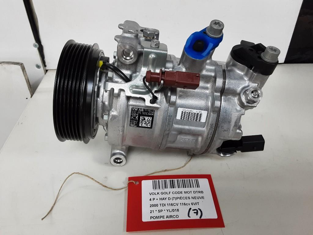 COMPRESSEUR CLIMATISATION Golf VIII (CD1) (3Q0816803D), Autos : Pièces & Accessoires, Climatisation & Chauffage, Volkswagen, Utilisé