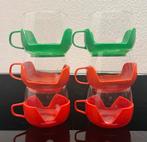 vintage glazen bekers, Verzamelen, Ophalen of Verzenden, Gebruikt