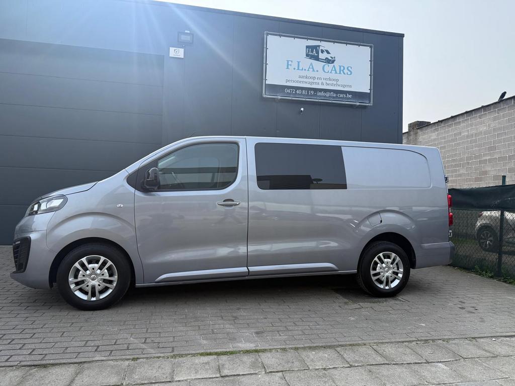 OPEL VIVARO DUBBEL CABINE 28.000KM BJ2022 6PLAATSEN EURO6D, Entreprise, 2500 kg, Noir, Tissu