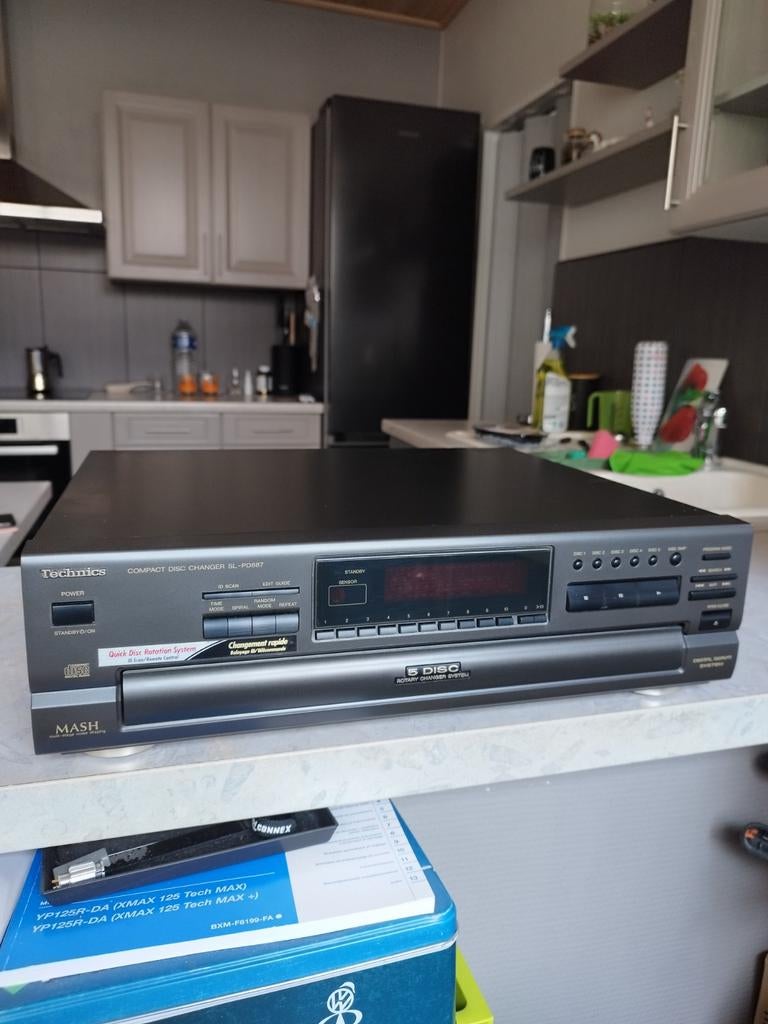 Lecteur multicd. Technics, Audio, Tv en Foto, Tuners, Ophalen, Gebruikt