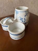 Brocante Peper, Zout en Mosterdstel., Antiek en Kunst, Ophalen of Verzenden