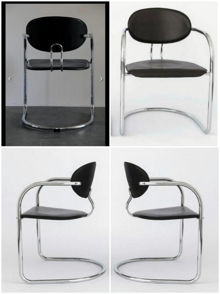 Set de 5 chaises design, Maison & Meubles, Chaises, Noir, Enlèvement