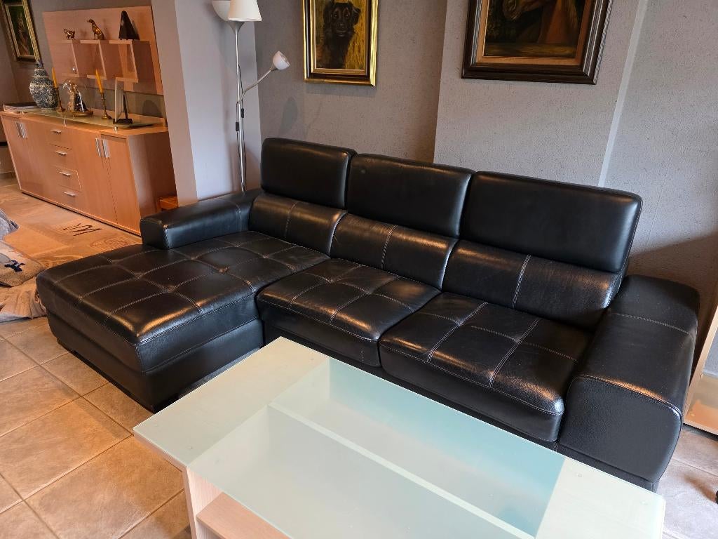 Siège en cuir, Maison & Meubles, Banc d'angle, Quatre personnes ou plus, Enlèvement, Utilisé