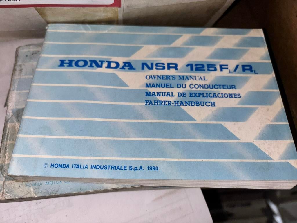 Manuel du propriétaire de la Honda NSR125 F, Motos, Enlèvement ou Envoi, Honda