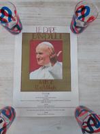 Poster Luik 1985 Paus Johannes Paulus II Wojtyla Karol Polen, Verzamelen, Ophalen of Verzenden, Zo goed als nieuw, Overige typen
