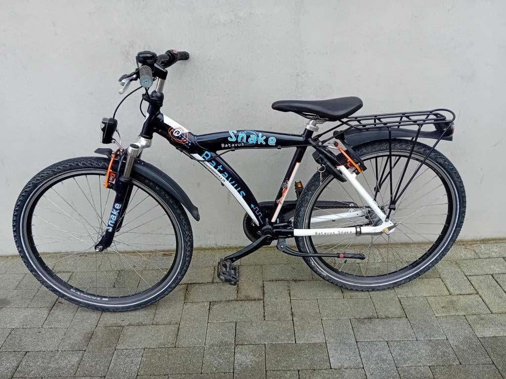 Jongensfiets alu Batavus Snake 26inch 3speed NIEUWPRIJS 549€, Terugtraprem, Versnellingen, Zo goed als nieuw, Oxford Sparta Batavus Norta gazelle Granville Sparta cube trek