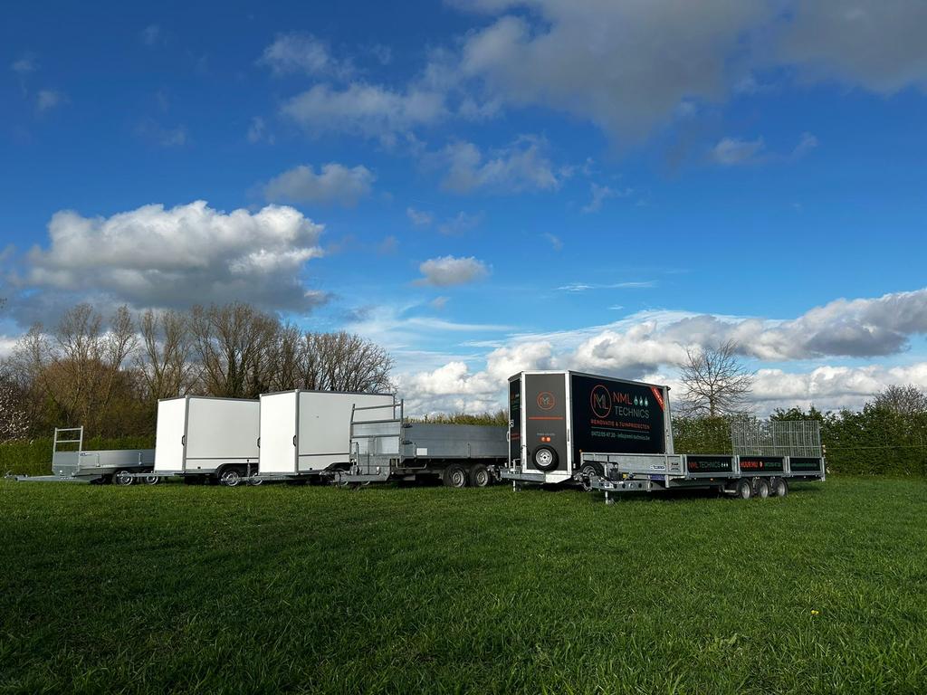 Aanhangwagen te huur–750kg 3000kg 3500kg direct beschikbaar, Auto diversen, Aanhangers en Bagagewagens, Ophalen, Zo goed als nieuw
