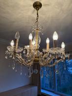 Vintage Kroonluchter te koop, Ophalen, Gebruikt, Glas