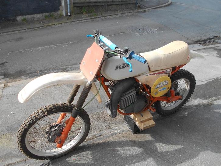 KTM GS 250cc année 1978, Motoren, Motoren | Oldtimers, Crossmotor, 11 kW of minder, 1 cilinder, Minimaal motorrijbewijs A1, Ophalen