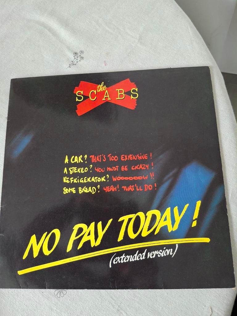 Vinyl lp   the scabs  no pay today, Ophalen of Verzenden