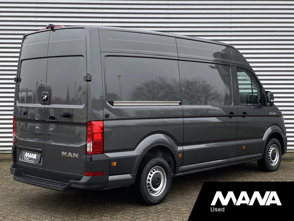 MAN TGE 3.140 L3H3 Automaat 140PK Antraciet NIEUW MODEL Crui, Auto's, Stof, Gebruikt, Zwart, 4 cilinders