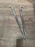 2 doorschijnende paraplu’s, Handtassen en Accessoires, Paraplu's, Ophalen, Transparant, Nieuw, Overige kleuren