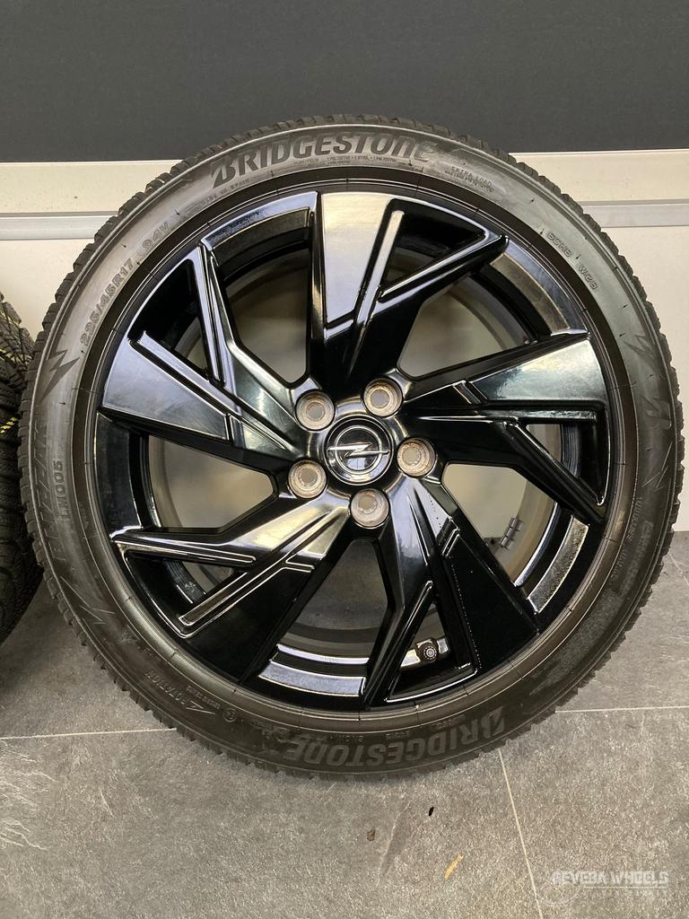 17” originele Opel Astra L velgen + winterbanden 5x108 98432, Auto-onderdelen, Banden en Velgen, Gebruikt, -, -, Banden en Velgen