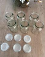 6 glazen voorraad bokalen (± 1liter), Enlèvement