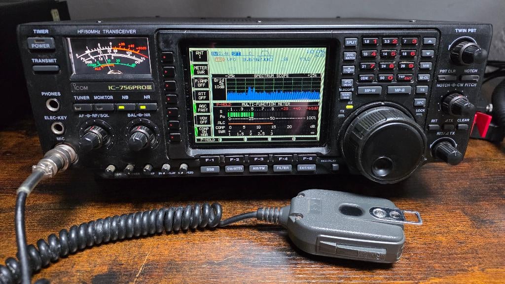 Icom IC-756 Pro III, Telecommunicatie, Zenders en Ontvangers, Ophalen, Gebruikt, Zender en Ontvanger