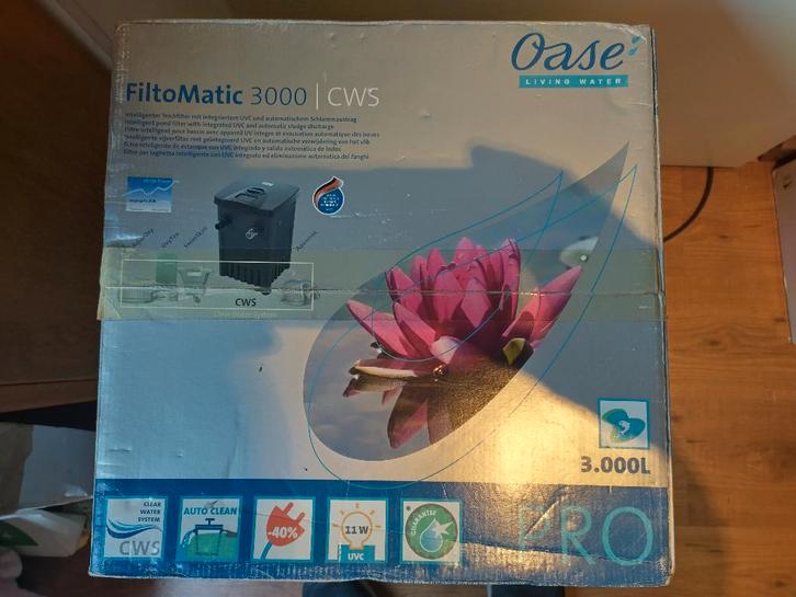 Oase filter filtomatic 3000 CWS nieuw in doos, Tuin en Terras, Vijver-toebehoren, Nieuw, Vijverfilter, Ophalen