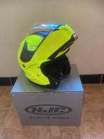 casque HJC modulable 2XL vert fluo.  NEUF, Motos, Enlèvement, Neuf, sans ticket, XXL, HJC